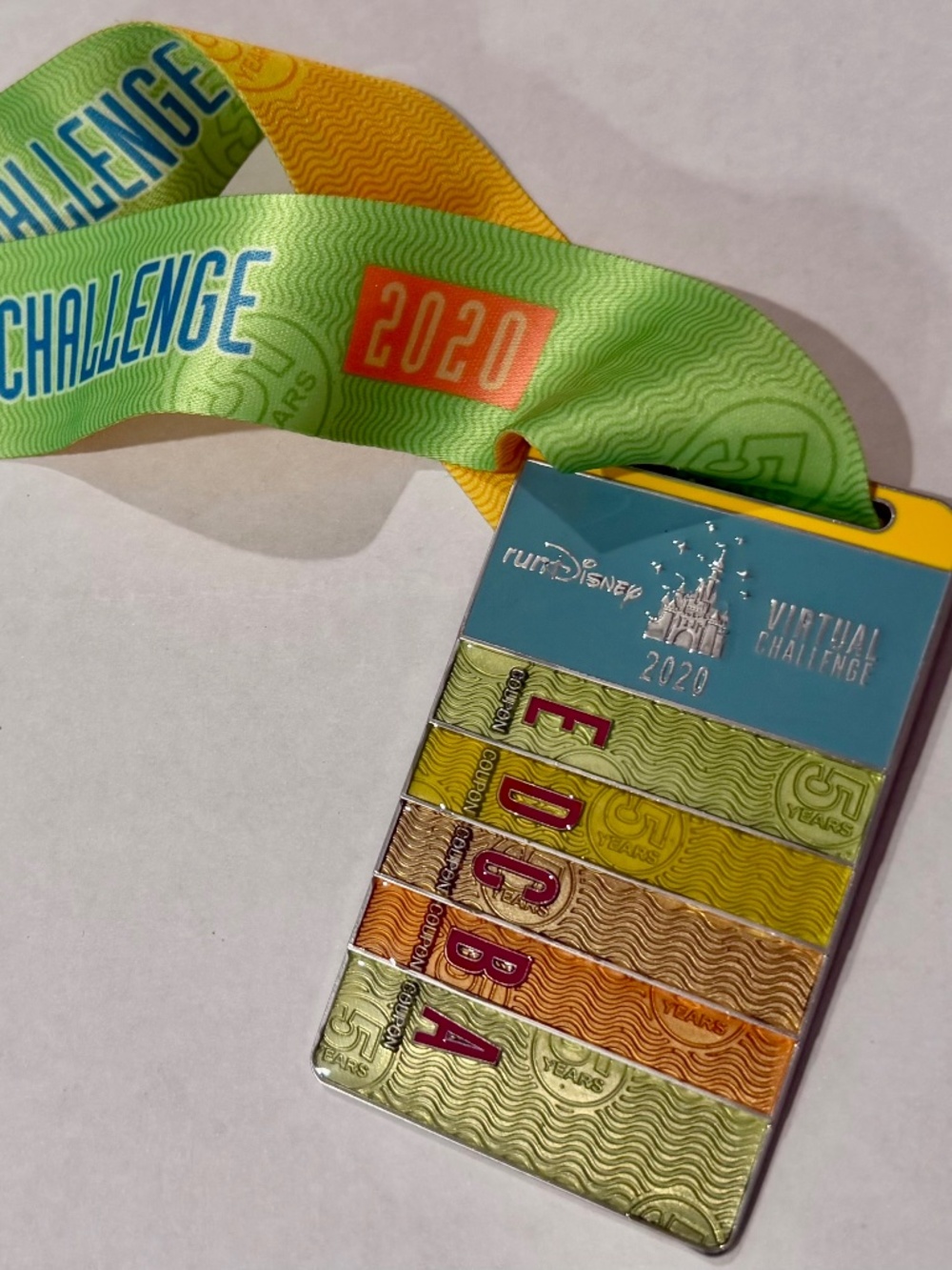 2020 runDisney Virtual Challenge Medal